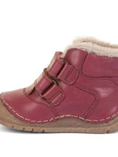 Detská zimná členková obuv Froddo zateplená z prírodnej kože ľahká