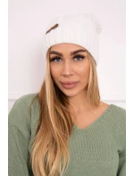 Fleecová čiapka Paulina K227 biela Fleecová čiapka Paulina K227 biela