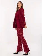 MI SP K69 3.21P bordové nohavice