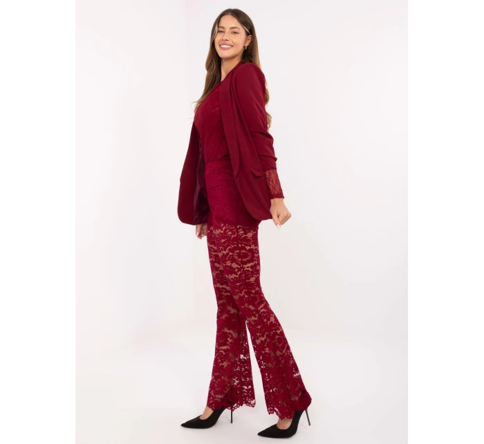 MI SP K69 3.21P bordové nohavice