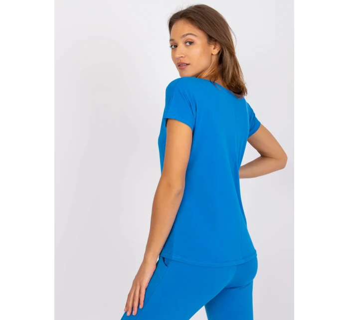 Tričko RV TS model 14820016 tmavě modrá - FPrice Tričko RV TS model 14820016 tmavě modrá - FPrice