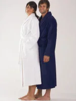 VÝPREDAJ - Unisex župan Classic 2106 0100 biely - Vestis