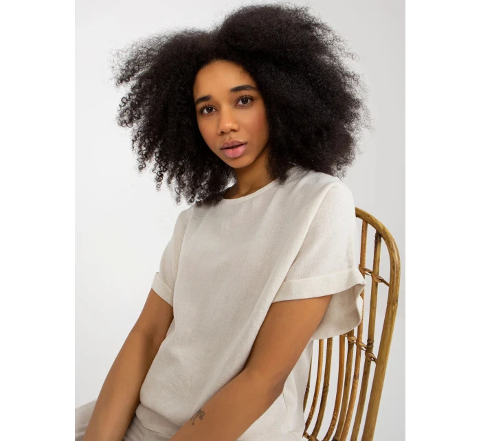 Dámsky set WN KMPL VE41/42.05 Light beige - Rue Paris