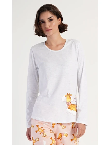 Dámske dlhé pyžamo Žirafa
