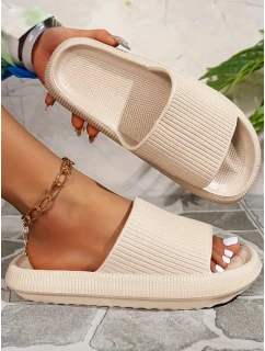 MISSWALK beige FashionStreet dámske žabky ZY0967