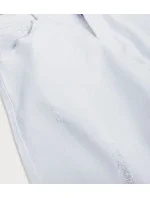 Široké dámské kalhoty v bílé barvě model 8969271 - FASHION