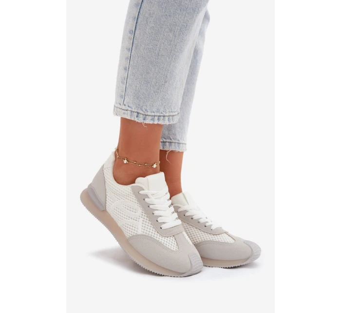 Sneakersy Dámské sportovní Bílá-Šedá Tarlisse