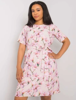 Šaty LK SK 507646 2.29 svetlo béžová