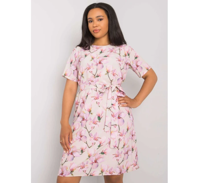 Šaty LK SK 507646 2.29 svetlo béžová