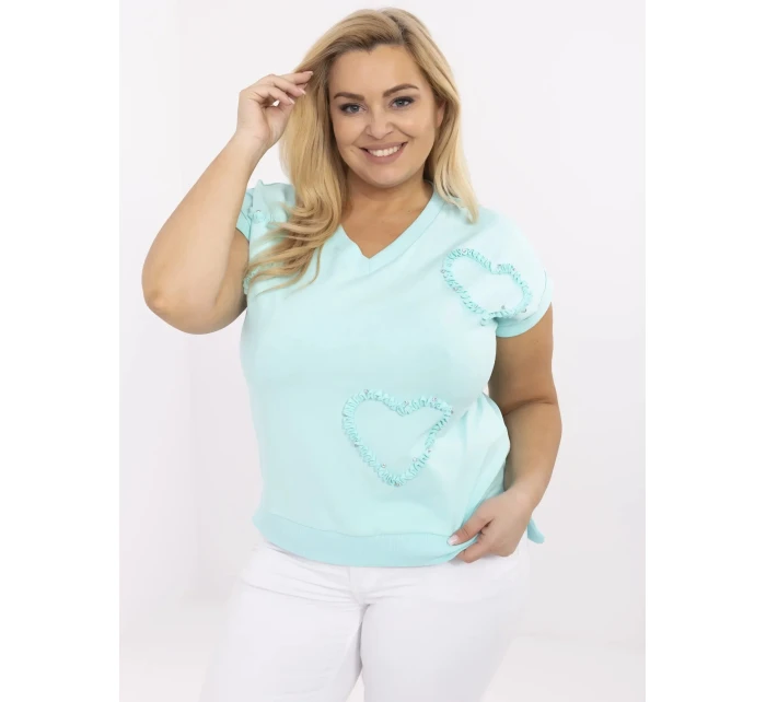 Bluzka RV BZ model 21072731 mietowy - FPrice