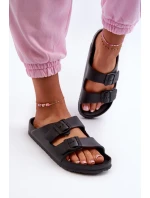 Dámske penové papuče s prackami Black Luciene