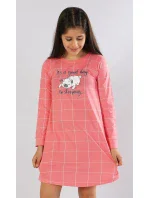Dětská noční košile s dlouhým rukávem model 15847323 - Vienetta Kids Dětská noční košile s dlouhým rukávem model 15847323 - Vienetta Kids