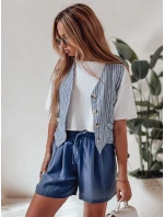 Dámské šortky RELAX modré Dstreet model 21987443 - FashionStreet