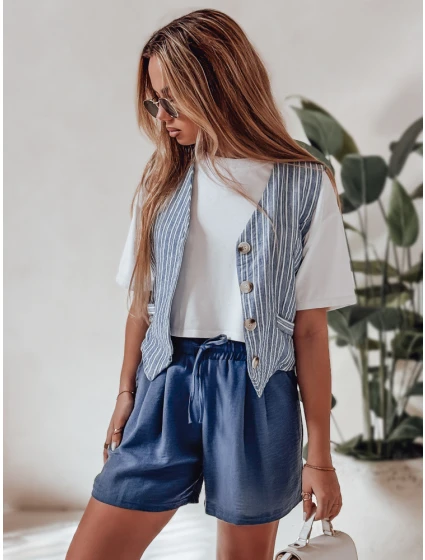 Dámské šortky RELAX modré Dstreet model 21987443 - FashionStreet