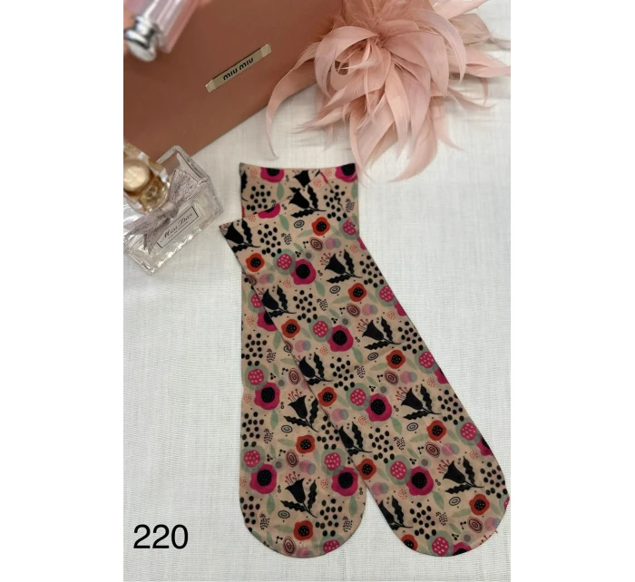 Dámske vzorované ponožky Magnetism lycra 20 den