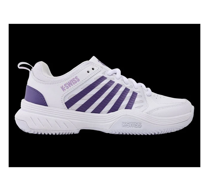 Tenisky K-swiss COURT EXPRESS 2 CLAY WHITE/PURPLE HAZE/NEON LAVENDER-M (94429-151-M)
