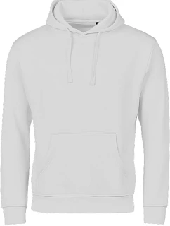 Tee Jays TJ 5152 Mikina s kapucňou z hrubej bavlny „Unlabeled“ 18.5152 biela