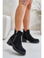 Dámské Boty S Na Podpatku Černé model 21671461 - Boto
