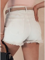 Dámske džínsové šortky POPGLAM light beige FashionStreet SY0384