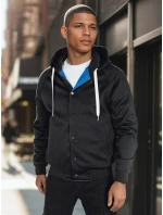 Pánská bunda bomber s kapucí modrá model 21986375 - Dstreet