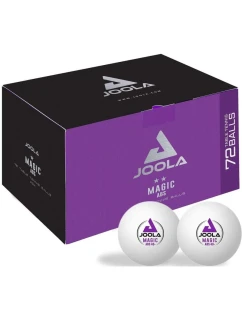 JOOLA MAGIC ABS 72 KS LOPTIČIEK NA STOLNÝ TENIS BIELY