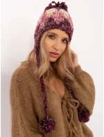 Czapka AT CZ model 20752311 bordowy - FPrice