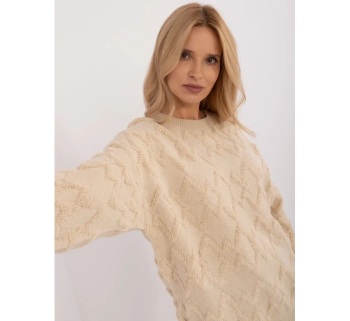 Jumper AT SW 2361.61 svetlo béžový Jumper AT SW 2361.61 svetlo béžový