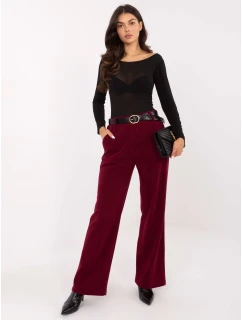 Spodnie IT SP model 21747104 bordowy - FPrice