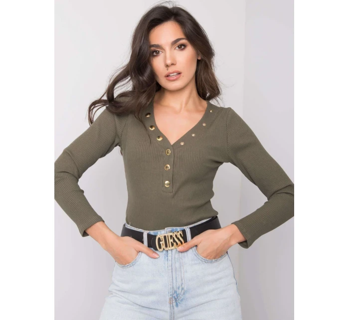 Blúzka TW BZ OB006.59 khaki