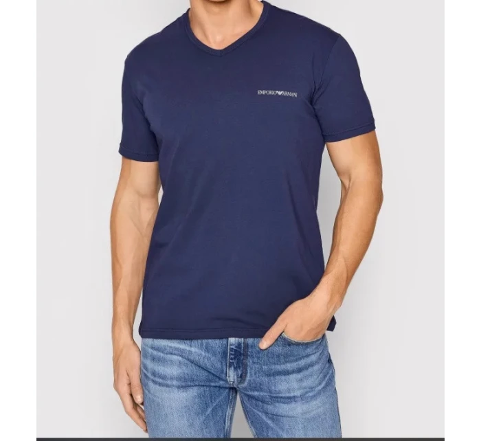 Pánske tričko - 111267 2R717 97035 - tm.modrá - Emporio Armani
