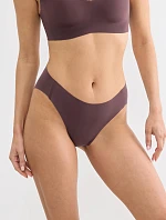Dámske nohavičky sloggi ZERO Feel 2.0 High leg, hnedé Merlot - SLOGGI