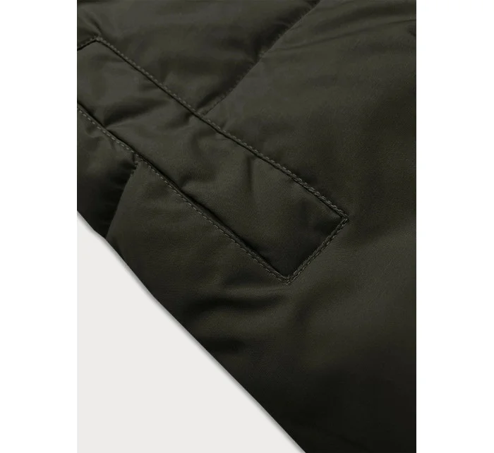 Oboustranná dámská vesta typu v army barvě model 20722468 - J.STYLE Oboustranná dámská vesta typu v army barvě model 20722468 - J.STYLE