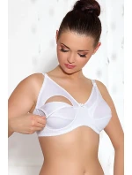 Dámska dojčiace podprsenka Matka white - JARPOL