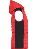 JN Dámská strečová fleecová vesta 02. red/black model 22414903 - Daiber