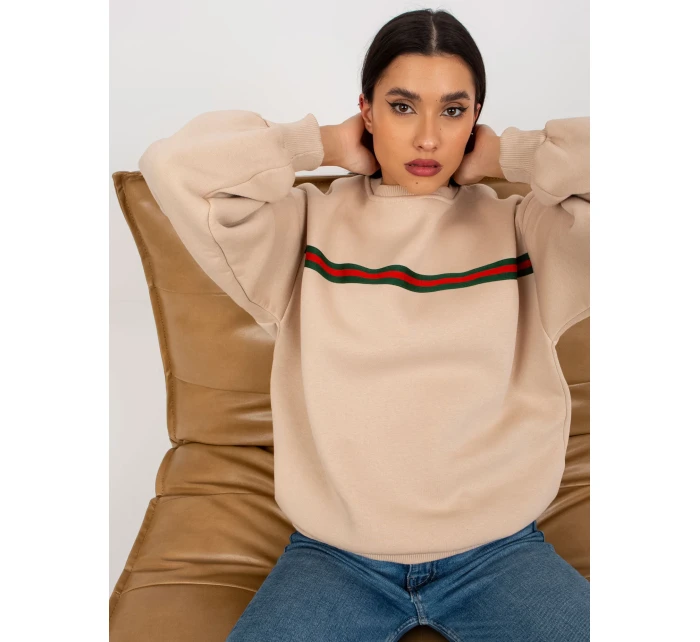 Dámska mikina EM BL 760.01 béžová - FPrice Dámska mikina EM BL 760.01 béžová - FPrice