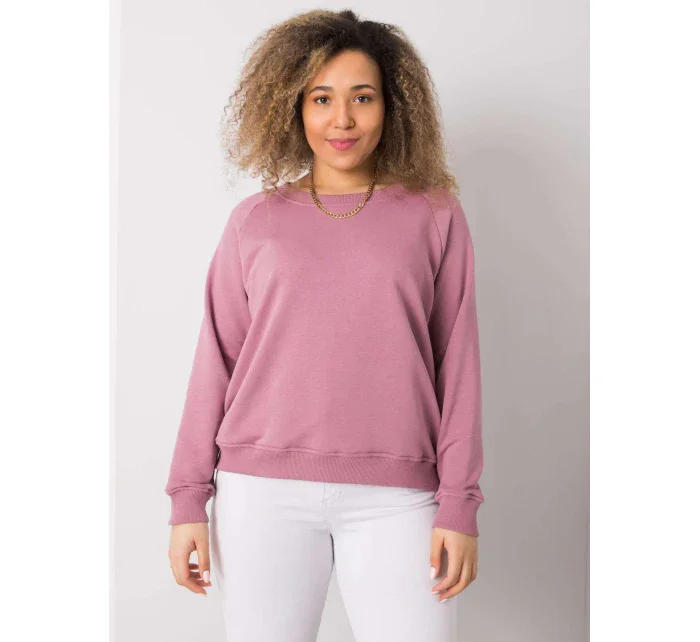 Mikina RV BL 6326.02X tmavo ružová