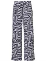 Dámske plážové nohavice 56221-228-7 modro-biele - Pastunette