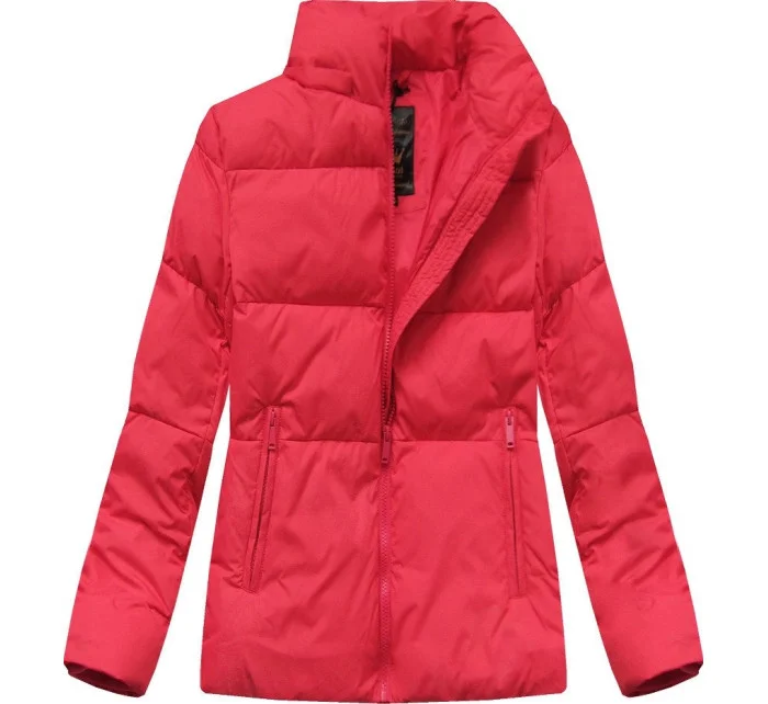ZIMOWA KRÓTKA PIKOWANA KURTKA DAMSKA CZERWONA model 21242154 - Libland
