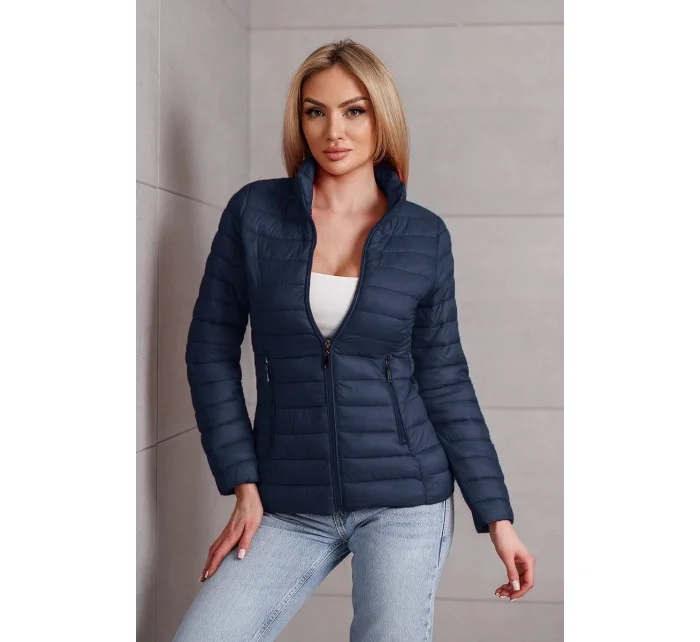 PIKOWANA KURTKA DAMSKA GRANATOWA model 18823259 - J.STYLE PIKOWANA KURTKA DAMSKA GRANATOWA model 18823259 - J.STYLE