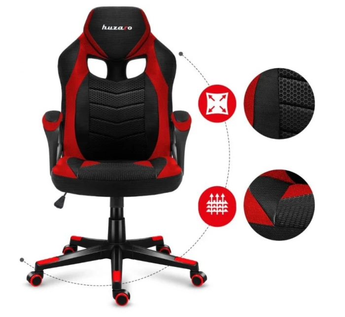 Herní židle Red Mesh model 21325930 - Huzaro Herní židle Red Mesh model 21325930 - Huzaro