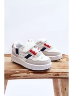 Klasické dětské sportovní boty bílé a Červené model 21621683 - Boto Klasické dětské sportovní boty bílé a Červené model 21621683 - Boto