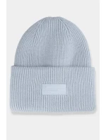 Czapka Zimowa Damska Z Logo 4F 4FAW23ACAPF295-34S Niebieska Czapka Zimowa Damska Z Logo 4F 4FAW23ACAPF295-34S Niebieska