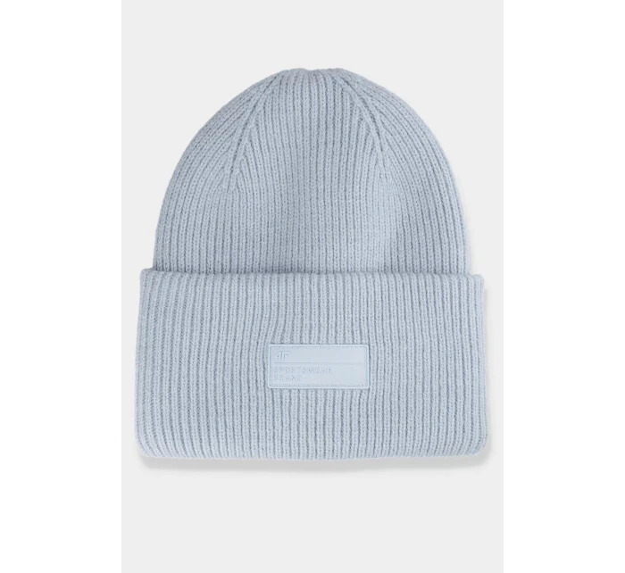 Czapka Zimowa Damska Z Logo 4F 4FAW23ACAPF295-34S Niebieska Czapka Zimowa Damska Z Logo 4F 4FAW23ACAPF295-34S Niebieska