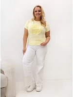 T shirt RV TS model 22172999 jasny żółty - FPrice