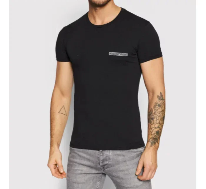 Pánske tričko 111035 1A729 - 00020 - Čierna - Emporio Armani