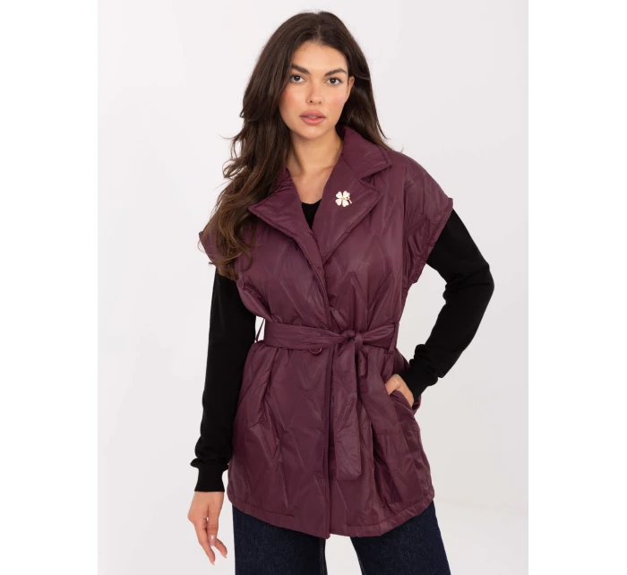 Kamizelka IT KZ model 21334702 bordowy - FPrice