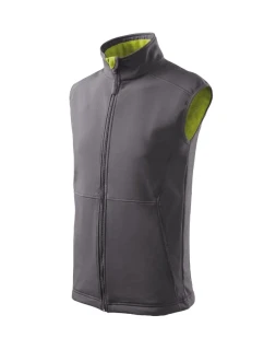 Vision pánska softshellová vesta steel grey