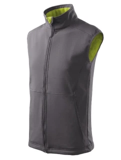 Vision pánska softshellová vesta steel grey