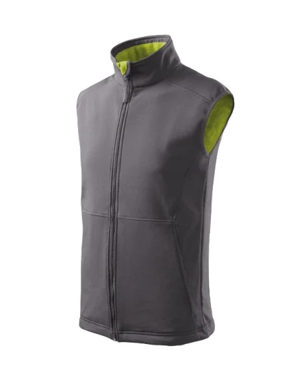 Vision pánska softshellová vesta steel grey