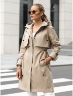 Dstreet dámská přechodná bunda typu parka velbloudí barvy model 21974192 - FashionStreet